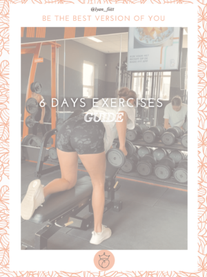 6 days exercises guide